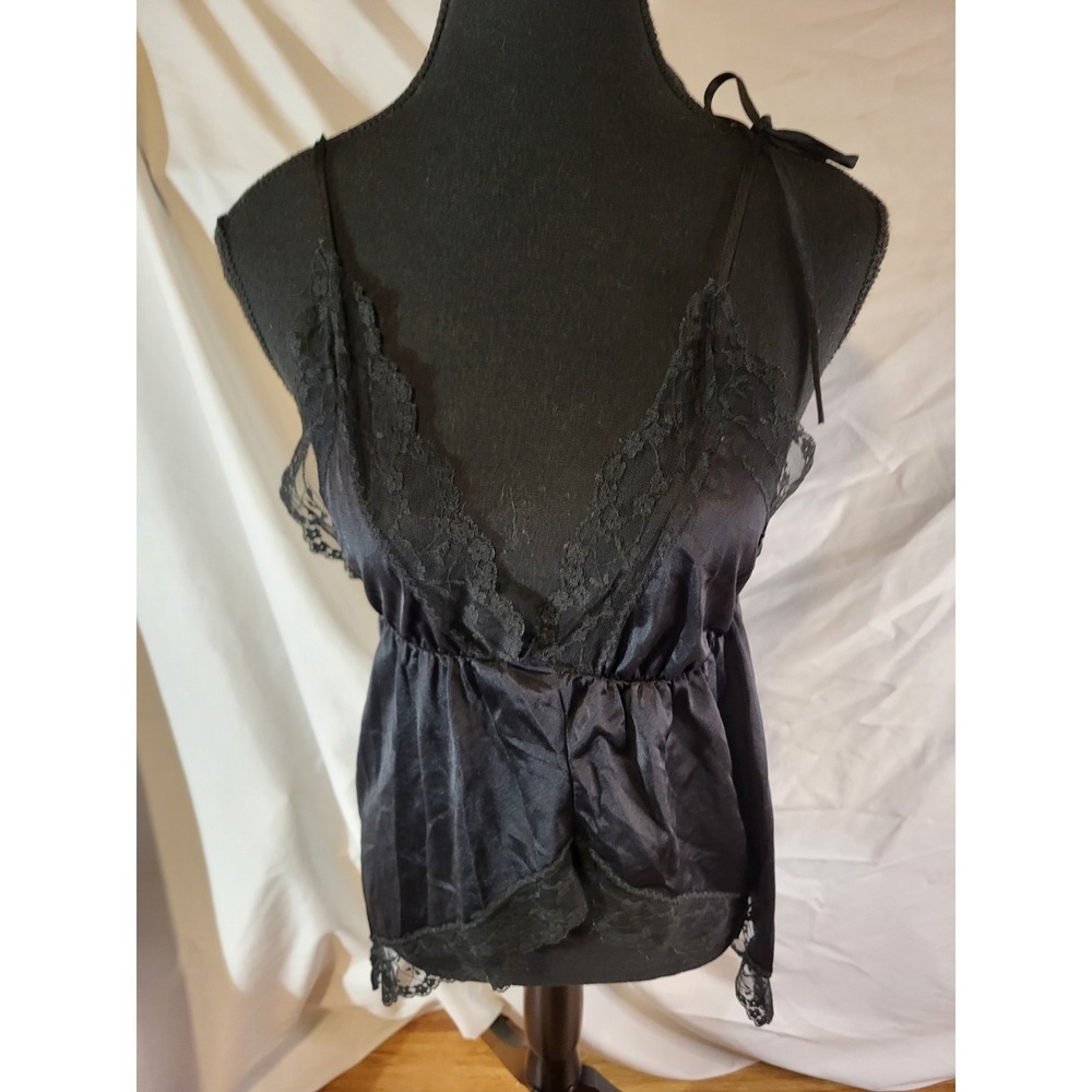 Undercover Wear Nylon 100% Nylon Sexy Black Lace Teddy Size Small